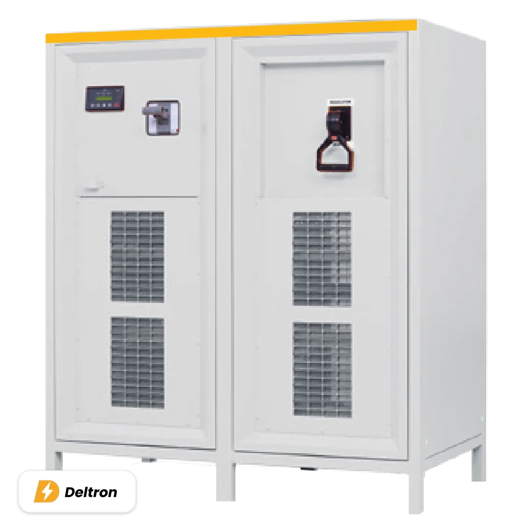 Industrial hall with voltage regulation switchgear