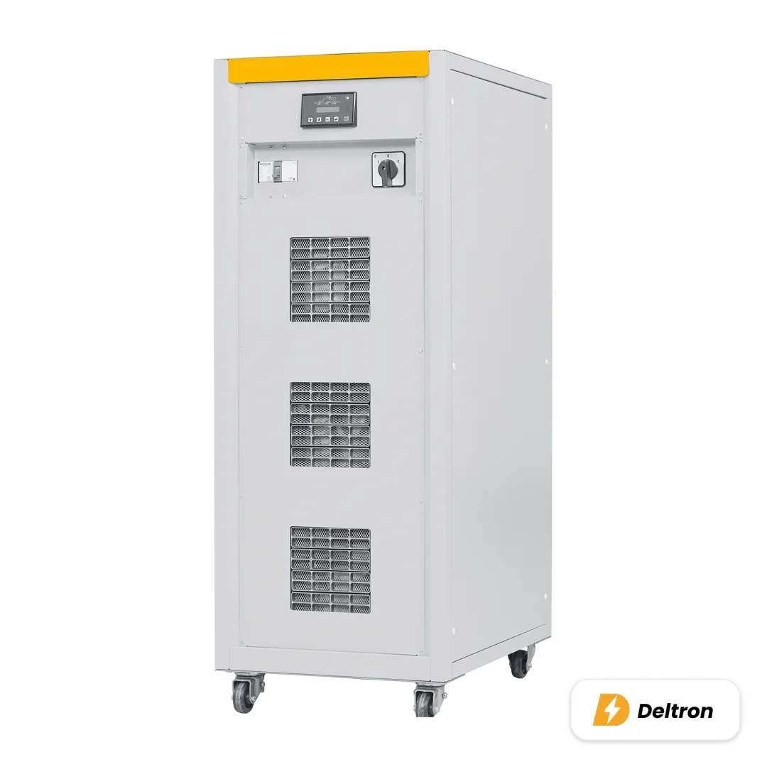Deltron SVR 300 three phase servo voltage regulator cabinet