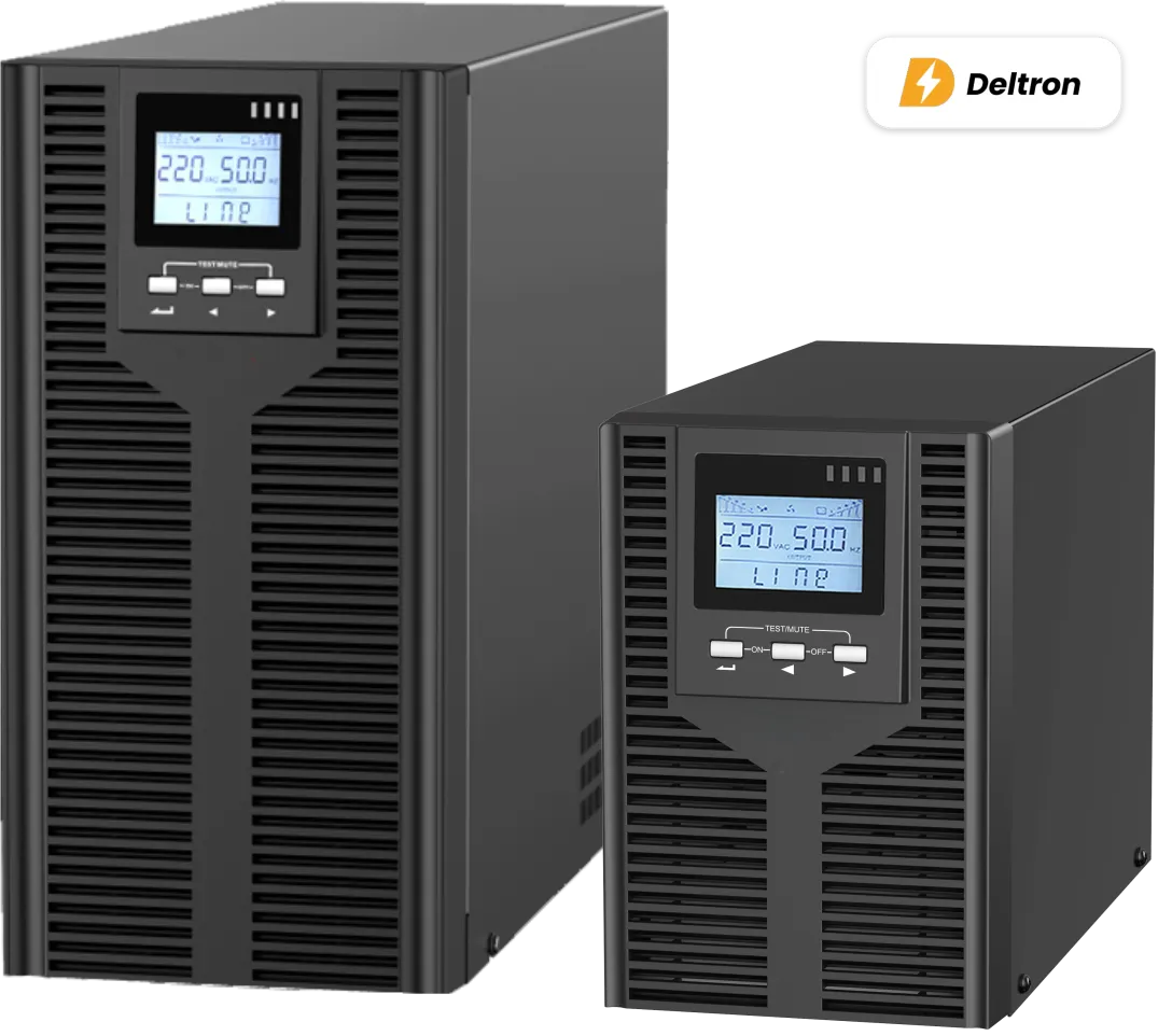 Deltron 1-3 kVA tower online UPS with LCD display
