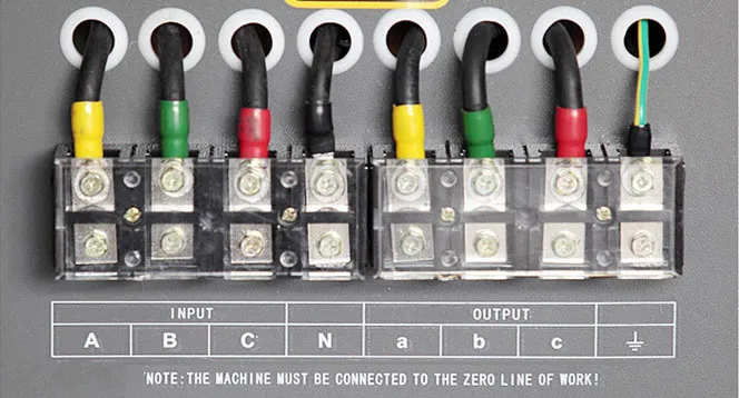 Three phase voltage stabilizer wiring diagram